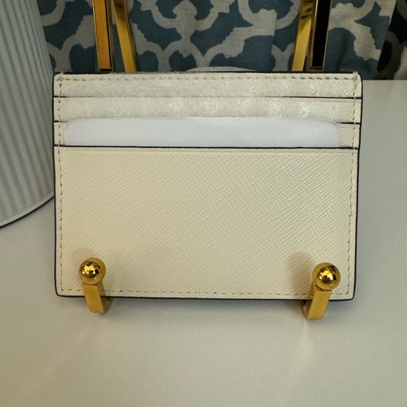 NWT Madison Small Slim Card Holder - Meringue - Picture 2 of 8